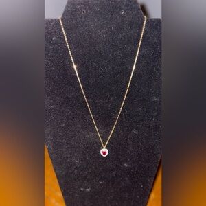 Kate Spade “Sweetheart” Gold Tone Necklace